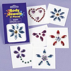 Dozen Assorted Deluxe Body Jewels