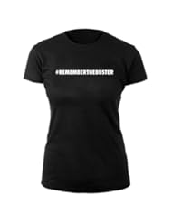 Shirt Junkies Womens- PAUL WALKER R.I.P "REMEMBER THE BUSTER" Premium Black Next level T-Shirt- M