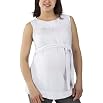 Liz L Slvless Tropunto Top True White