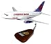 B737 America West Phoenix Sun Wood Model Airplane