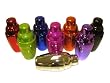 LUSH LIFE Metallic Mini Personal Cocktail Drink Bar Shaker in Black