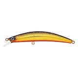 Daiwa Dr. Minnow Lures Size/Color: 5; Black Gold Fire (DM5F13)