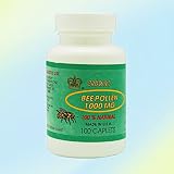 Natural Bee Pollen 1000mg (Premium Energy Supplement) 100 caplets [Made in the U.S.A.]