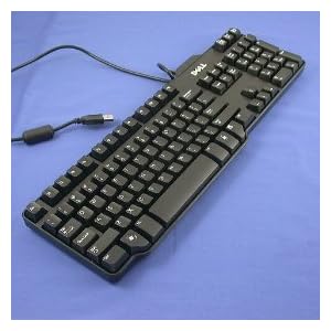 Genuine Dell Thin USB 104-Key Keyboard For Desktop and Notebook Systems Part Number: RT7D50, SK-8115, J4628, DJ331, W7658