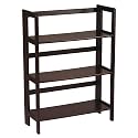 Folding Bookcase - Espresso