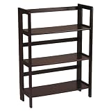 Folding Bookcase - Espresso