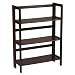 Folding Bookcase - Espresso