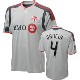 Nick Garcia 2009 Game Used Jersey: Toronto FC #4 Short Sleeve Away Jersey