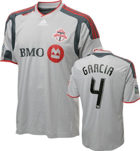 Nick Garcia 2009 Game Used Jersey: Toronto FC #4 Short Sleeve Away Jersey Nick Garcia 2009 Game Used Jersey: Toronto FC #4 Short Sleeve Away Jersey