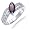 5x10MM Marquise Cut Garnet Ring In Sterling Silver 1.20 CT In Size 7 (Available In Sizes 5-9)