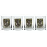 Captain Morgan Original Hi-Ball 12oz Glass 4 Piece Set