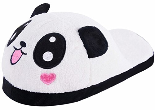 Coofit Lovely Kids Panda Slippers Plush Cartoon Animal Slippers Shoes for Women