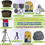 25PC ACCESSORY KIT FOR CANON POWERSHOT A570 A580 A590