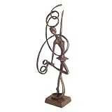 Ballerina with Twirling Ribbons Bronze Sculpture