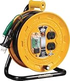 ハタヤ　ＪＴ－３型ブレーカーリール　単相１００Ｖ　１０ｍ　アース付　3702782 BJ3101K