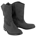 Entre Maman et Moi - Bottes style Santiag en cuir graiss&eacute; - Enfant