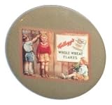 41iBfeLzBZL. SL160  Kelloggs Whole Wheat Flakes Button KB1959