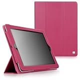 CaseCrown Bold Trifold Case (Hot Pink) for the new iPad / iPad 2 (Built-in magnet for sleep / wake feature)