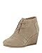Toms Desert Wedge Taupe Suede Boot 10006257 Womens 8