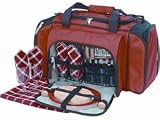 Picnic Plus Quattro 4 Person Picnic Set - Red