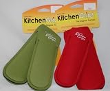 Kitchen & Housewares : Duncans Kitchen Grips, Red, Set of 2 Pan Handle Covers
