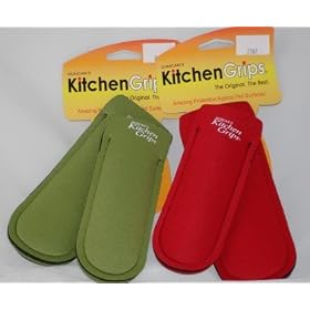 Duncans Kitchen Grips, Kiwi Green, Set of 2 Pan Handle Covers