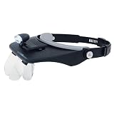 シンワ 双眼ヘッドルーペ W-5 LEDライト付