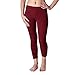 Hollywood Star Fashion Stretch Cotton Capri Crop Seamed Leggings Tights