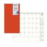 2012年 月間ダイアリー （トラベラーズノート リフィル） 月刊