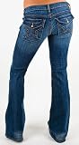 People's Liberation Janine Flare Boardwalk Jeans - Medium Wash