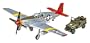 Academy P-51C "Red Tails" with Ground Vehicle