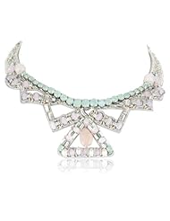 Ranjana Khan The Celeste Geo Bow Necklace, 16"