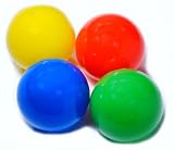 100 "Phthalates Free" Play Ball w/ FREE Shopping Bag: Red, Yellow, Blue, and Green