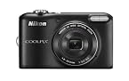Nikon Coolpix L28 20.1MP Point-and-Shoot Digital Camera (Black) with 4GB Card, Camera Pouch, Rechargeable Battery and Charger