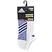 adidas Women's Superlite Stripe No Show Socks (3-Pair), White/Lt Onix White/Black/Lt Onix White/Lt Onix, Medium