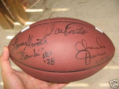 Lance Alworth Signed Football - hof Jsa coa - Autographed Footballs