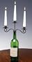 Wine Bottle Triple Arm Candleabra Candle Holder Decor Centerpiece Taper Stick