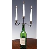 Wine Bottle Triple Arm Candleabra Candelabra Candle Holder Decor Centerpiece Center Piece Taper Stick