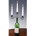 Wine Bottle Triple Arm Candleabra Candelabra Candle Holder Decor Centerpiece Center Piece Taper Stick