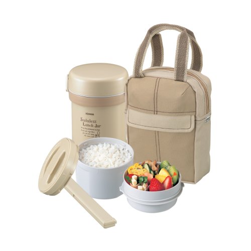 Zojirushi Ms. Bento Stainless Lunch Jar, Beige