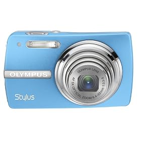 Olympus Stylus 820 8MP Digital Camera with 5x Optical Zoom (Blue)