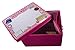 Clever Creations Kid's Pink School Themed Collapsible Storage Bin and Play Mat with White Board Lid