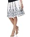Jones New York Signature Printed Pleated Skirt