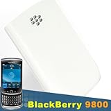Original Blackberry Torch 9800 White Battery Door Cover New