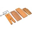4 Jewelers Wood Bench Pins Forming Shaping Anvil Tools