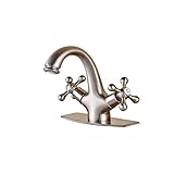 Rozin 流し台 洗面器用 蛇口 デュアルレバー 糸ひき 浴室 洗面所用 じゃぐち 混合栓