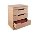 Childs Play Hardwood 3 Drawer Chest, 18" Width x 24" Height x 12" Depth