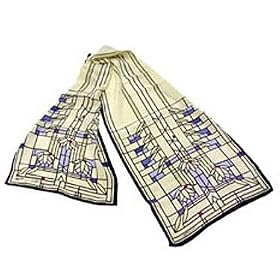 Frank Lloyd Wright Architecture Gift WATER LILIES WATERLILIES SILK SCARF