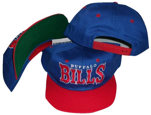 Buffalo Bills Two Tone Plastic Snapback Adjustable Snap Back Hat / Cap