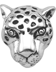 Persona Sterling Silver Lady Leopard Charm fits Pandora, Troll & Chamilia European Charm Bracelets